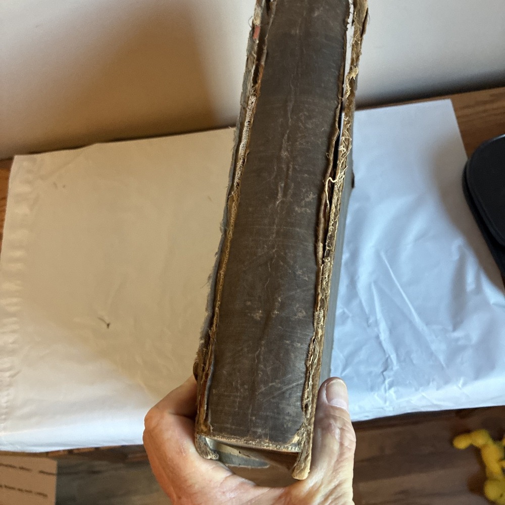 Antique 1892 Holy Bible By T.J. Gattis And Son, Durham, North Carolina - Picture 5 of 16